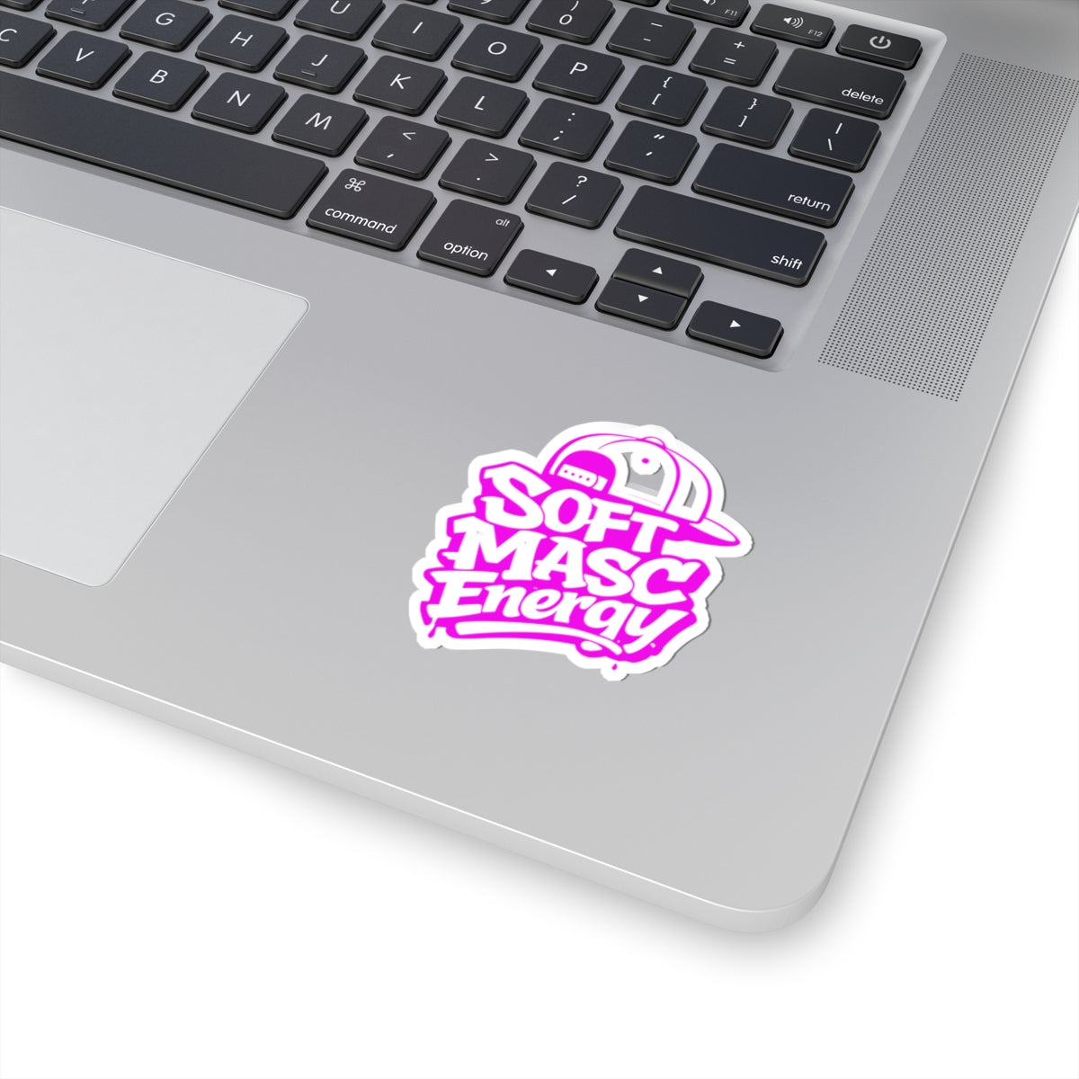 Soft Masc Energy Sticker Pink Vinyl Kiss-Cut Decal