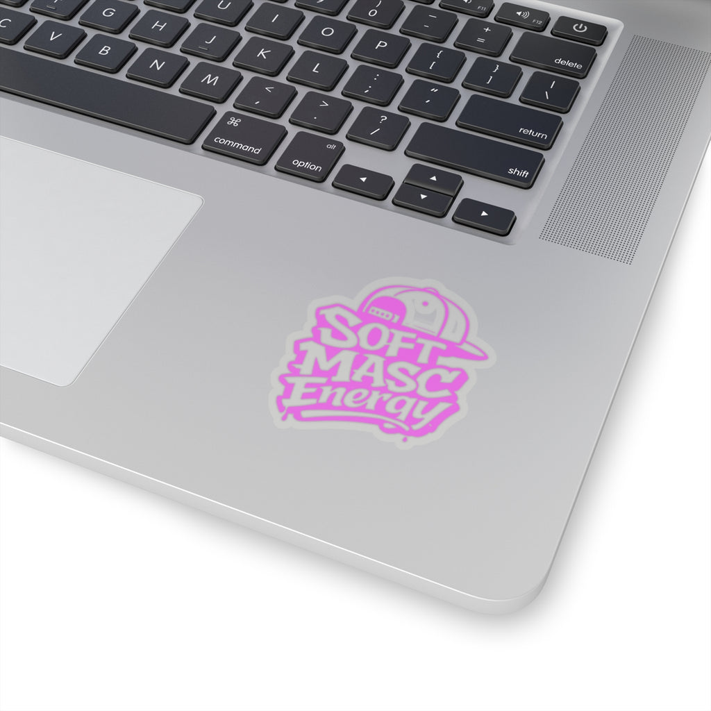 Soft Masc Energy Sticker Pink Vinyl Kiss-Cut Decal