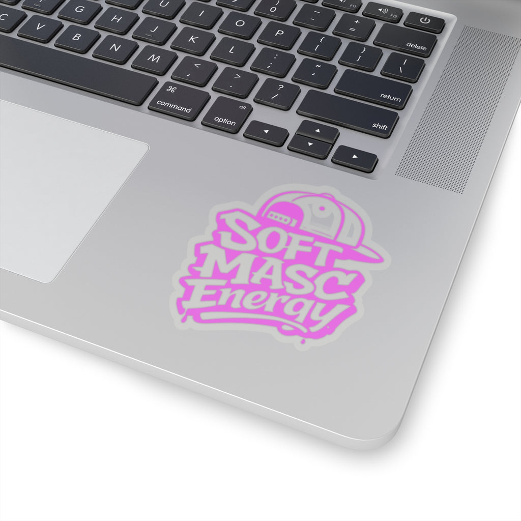 Soft Masc Energy Sticker Pink Vinyl Kiss-Cut Decal