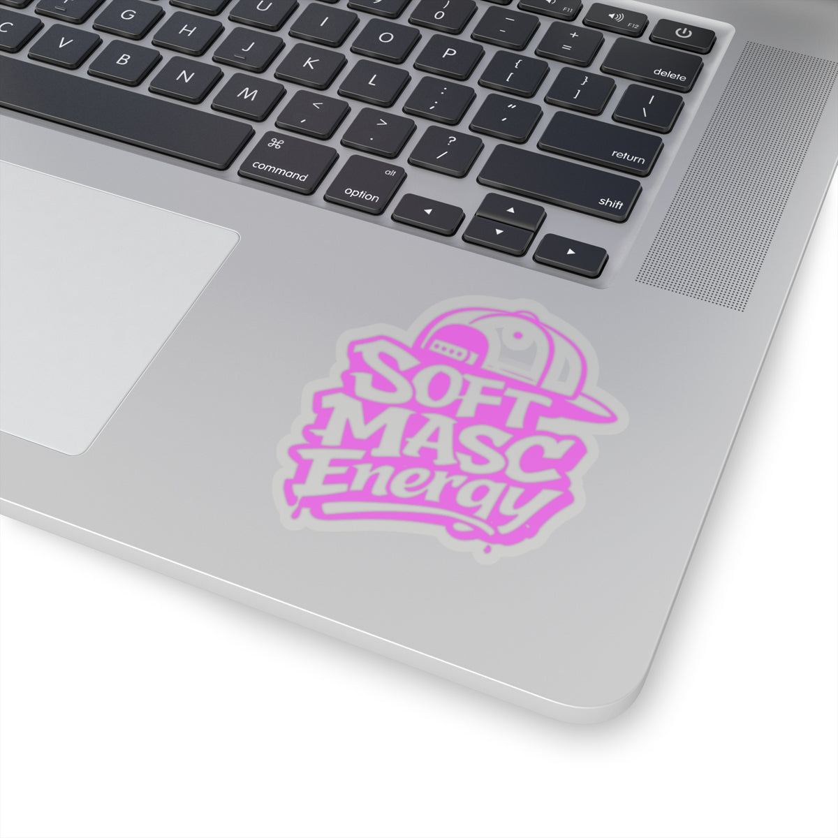 Soft Masc Energy Sticker Pink Vinyl Kiss-Cut Decal