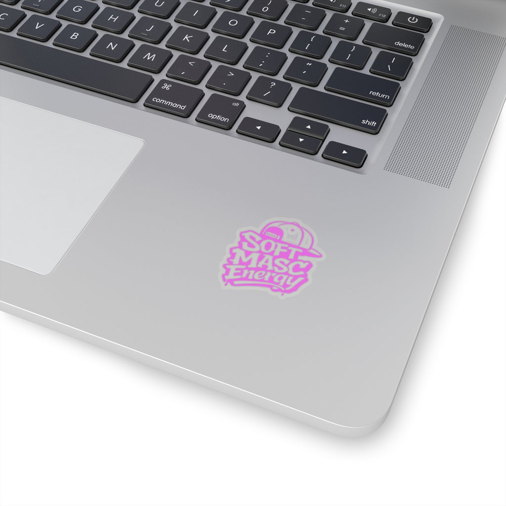 Soft Masc Energy Sticker Pink Vinyl Kiss-Cut Decal